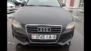 Чип-тюнинг Audi A4 B8 2.0TDI 120hp 2009 г.в.