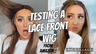 TRYING A LACE FRONT WIG FROM AMAZON | FAIL OR FANTASTIC?