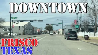 Frisco - Texas - 4K Downtown Drive