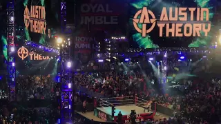 1/29/2022 WWE Royal Rumble (St. Louis, MO) - Men's RR #3 Austin Theory Entrance