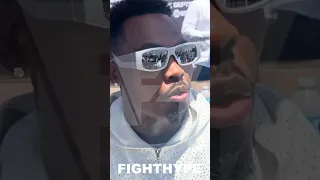 JERMELL CHARLO CHECKS REPORTER FOR TELLING HIM WHAT TO TALK ABOUT ON CANELO FIGHT