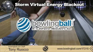 bowlingball.com Storm Virtual Energy Blackout Bowling Ball Reaction Video Review
