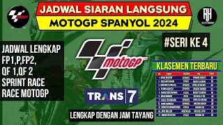 Jadwal Motogp Spanyol 2024~GP Spanyol 2024 Seri ke 4~Jadwal Motogp 2024~Live Trans 7