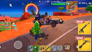 Samsung S23 Ultra 60 FPS Fortnite Mobile Gameplay *New Medium Graphics Preset In Chapter 5 Season 3*