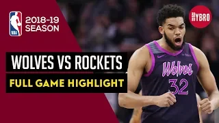 NBA Highlights-Houston Rockets vs Minnesota Timberwolves | February 13, 2019 (Full Game Highlight)