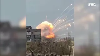 Las sobrecogedoras imágenes de los bombardeos en Ucrania