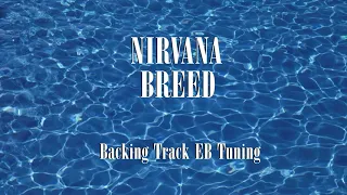 Nirvana - Breed (Backing track, half step down)