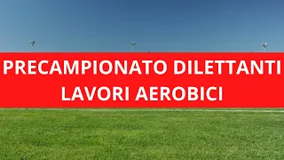 Precampionato dilettanti: lavori aerobici