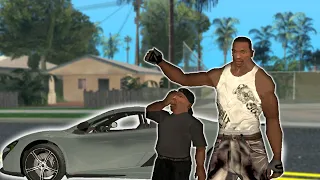 CJ Enseña a CJ Junior a Conducir - Loquendo GTA San Andreas