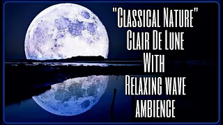 Clair De Lune (Debussy) - On the beach - Ocean wave ambiance