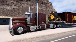 Kenworth W900 - (Heavy Construction Haul) - CAT Power - American Truck Simulator