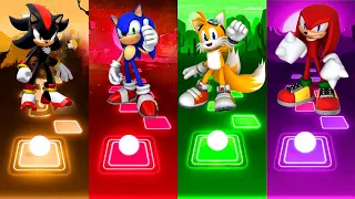 Shadow VS Sonic VS Tails VS Knuckles TILES HOP
