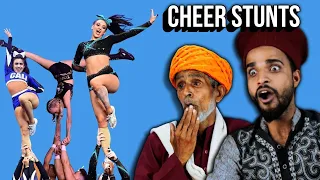 Hilarious Reactions! Villagers Encounter Jaw-Dropping Cheer Stunts and Cheerleaders ! Tribal People