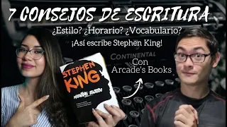 7 Consejos para escribir según Stephen King - Mientras escribo (con Arcade's Books)