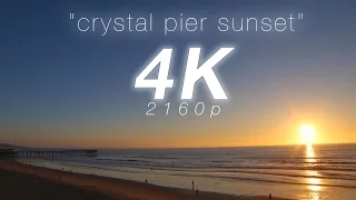 4K Coastal Sunset Timelapse Chillout Video ft Silk Music | Pacific Beach San Diego  5 Minute 60 FPS