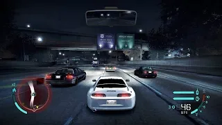 NFS Carbon (PS3):200MPH Supra Build | Solo Cruise + Pulls & Trying To Avoid Police Chases