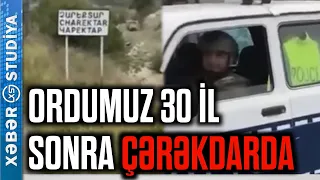 Ordumuz 30 il sonra Ağdərənin Çərəkdar kəndinə daxil oldu -Video–Xəbər Studiya