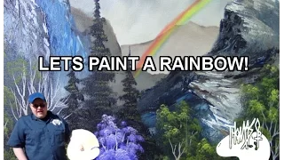 Rainbow Across The Mountain Season 3 ep 1 Wet on Wet oil painting