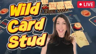 Live!! Wild Card Stud Poker #poker #live