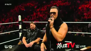 A J Style on MizTV  WWE RAW 2016 02 01