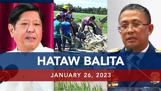 UNTV: HATAW BALITA | January 26, 2023