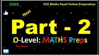 GCE O Level Maths Part 2:  Number Processes (compilation)