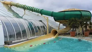 Trechterglijbaan 'Monkey Splash' van Center Parcs Vossemeren [Onslide POV]