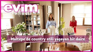 Maltepe'de Rustik - Country Stili Yaşayan Bir Daire | Evim ile Ev Turu