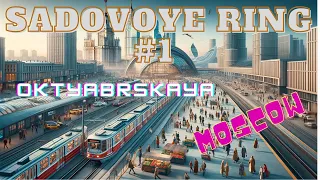 Moscow, Russia on foot (4K 60 fps): Sadovoe ring from Oktyabrskaya metro station to Dobryninskaya