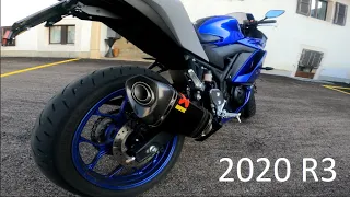 2020 Yamaha R3 | Akrapovič Slip-On Line (Carbon)