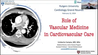 Role of Vascular Medicine in Cardiovascular Care