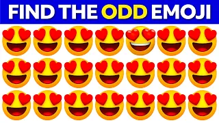 FIND THE ODD EMOJI OUT in these Picture Puzzles! | Odd One Out Puzzle | Find The Odd Emoji Quizzes