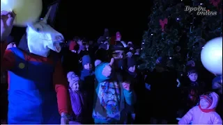 Що витворяв «Дзідзьо» на відкритті новорічної ялинки у Бродах? (ТК «Броди онлайн»)