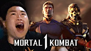 *IT ACTUALLY HAPPENED!* MORTAL KOMBAT 1 - KOMBAT PACK 1 REVEAL TRAILER!! [REACTION]