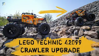 5 minute upgrade - turn the LEGO Technic 42099 4X4 X-treme Off-Roader into a capable crawler!
