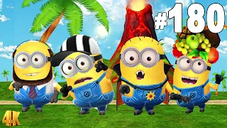 Minion Rush Referee minion Grandpa minion and Vampire minion at The Volcano | LEVEL 671-673 | 4K