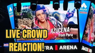 TEKKEN 8 Azucena Reveal Crowd Reaction LIVE AT EVO 2023