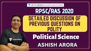 Detailed Discussion of Previous Questions on Polity | Political Science | RAS/RPSC 2020/2021