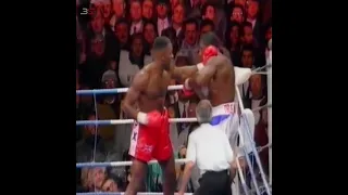 BOXING SLOW-MO | Lennox Lewis "DESTROYS" Frank Bruno!!! #shorts