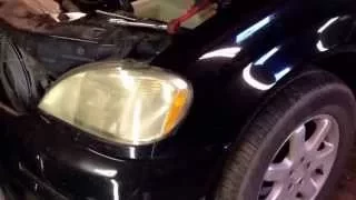 Mercedes ML ML320 ML 430 ML270 M350 ML230 headlight removal in 1 minute. W163 Headlight Replacement