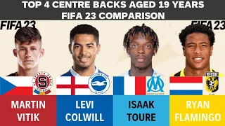 Top 4 Centre Backs aged 19 - Vitik vs Colwill vs Isaak Toure vs Ryan Flamingo (FIFA23 Comparison)