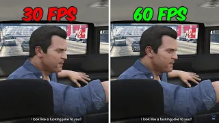 30 FPS vs 60 FPS GTA 5