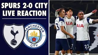 SPURS 2-0 MAN CITY LIVE REACTION / THAT WAS A STATEMENT WIN