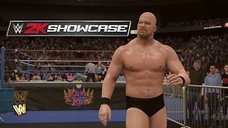 WWE 2K16 - Match #1 - Stone Cold Steve Austin vs Jake Roberts [Austin 3:16 Showcase] (1080p) (PS5)