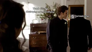 Damon destroying Stelena for 5 minutes 35 seconds straight