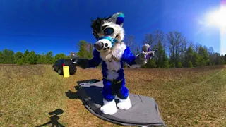 "lemme introduce myself" official channel intro: #furry #tech #wolf #myname #360video #4k #zenmaster