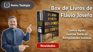 Box Livros Flávio Josefo - Contra Apião - Guerras Judaicas - Antiguidades Judaicas - História