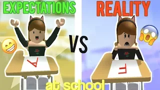 Expectations VS Reality at School! (ROBLOX Version)