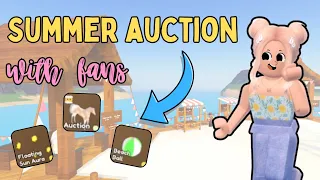 Hosting a *SUMMER AUCTION* with Fans! | Wild Horse Islands