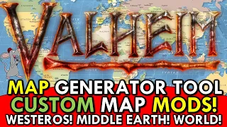 VALHEIM MAP TOOL Find Bosses! Traders Super Easy! Plus Modded Maps! Mod To Create Own And Try More!